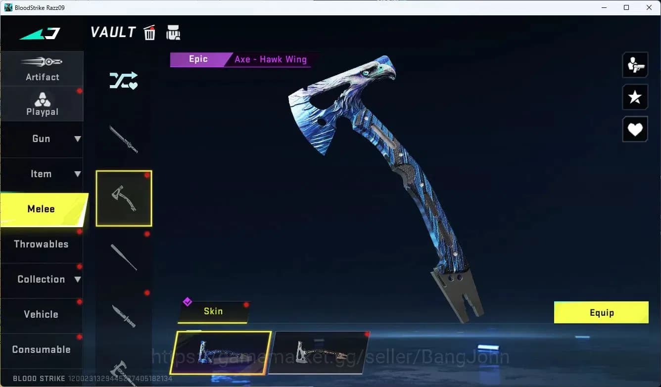 Blood Strike Accounts ASIA | Eternal Desert Eagle-Scorpius | Ultra ZERO- image 8