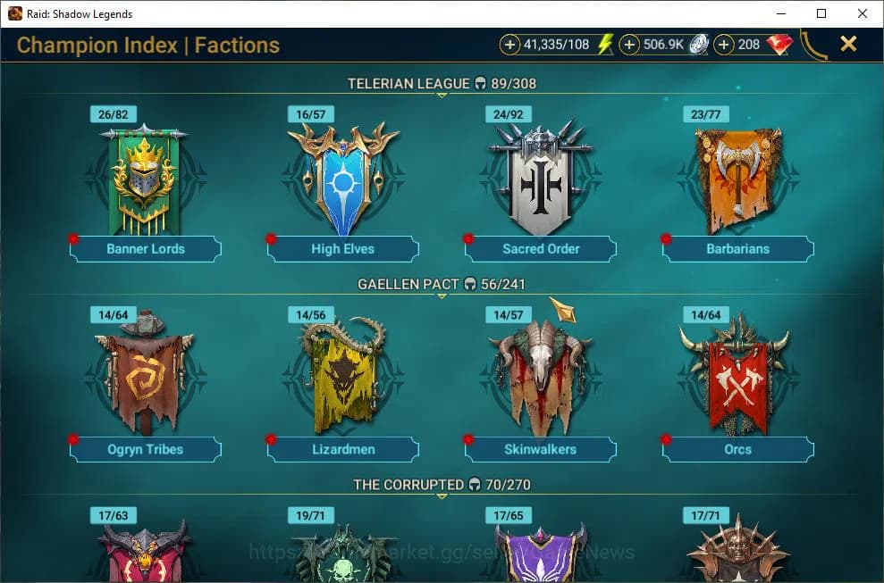 Raid: Shadow Legends Accounts Lv38 1M Power|2 Mythic(Arne the White,Frolni)|18 L image 4