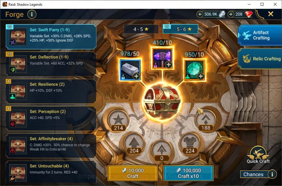 Raid: Shadow Legends Accounts Lv38 1M Power|2 Mythic(Arne the White,Frolni)|18 L image 5