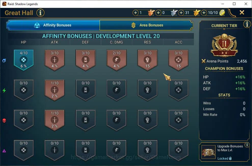 Raid: Shadow Legends Accounts Lv38 1M Power|2 Mythic(Arne the White,Frolni)|18 L image 6