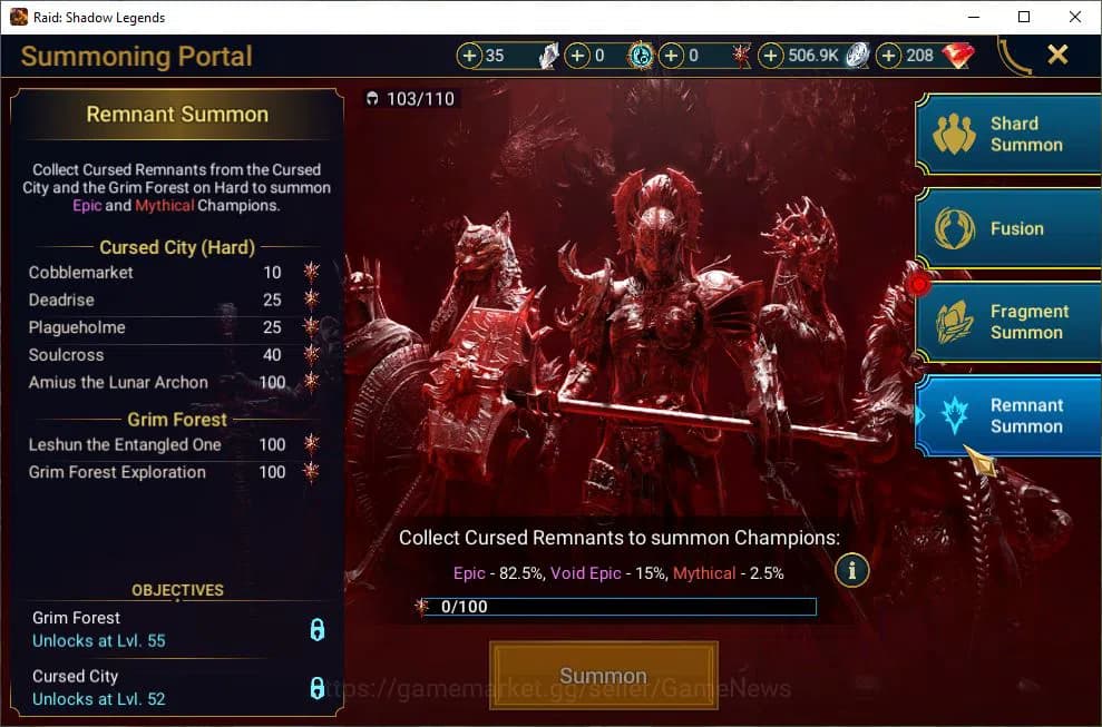 Raid: Shadow Legends Accounts Lv38 1M Power|2 Mythic(Arne the White,Frolni)|18 L image 7