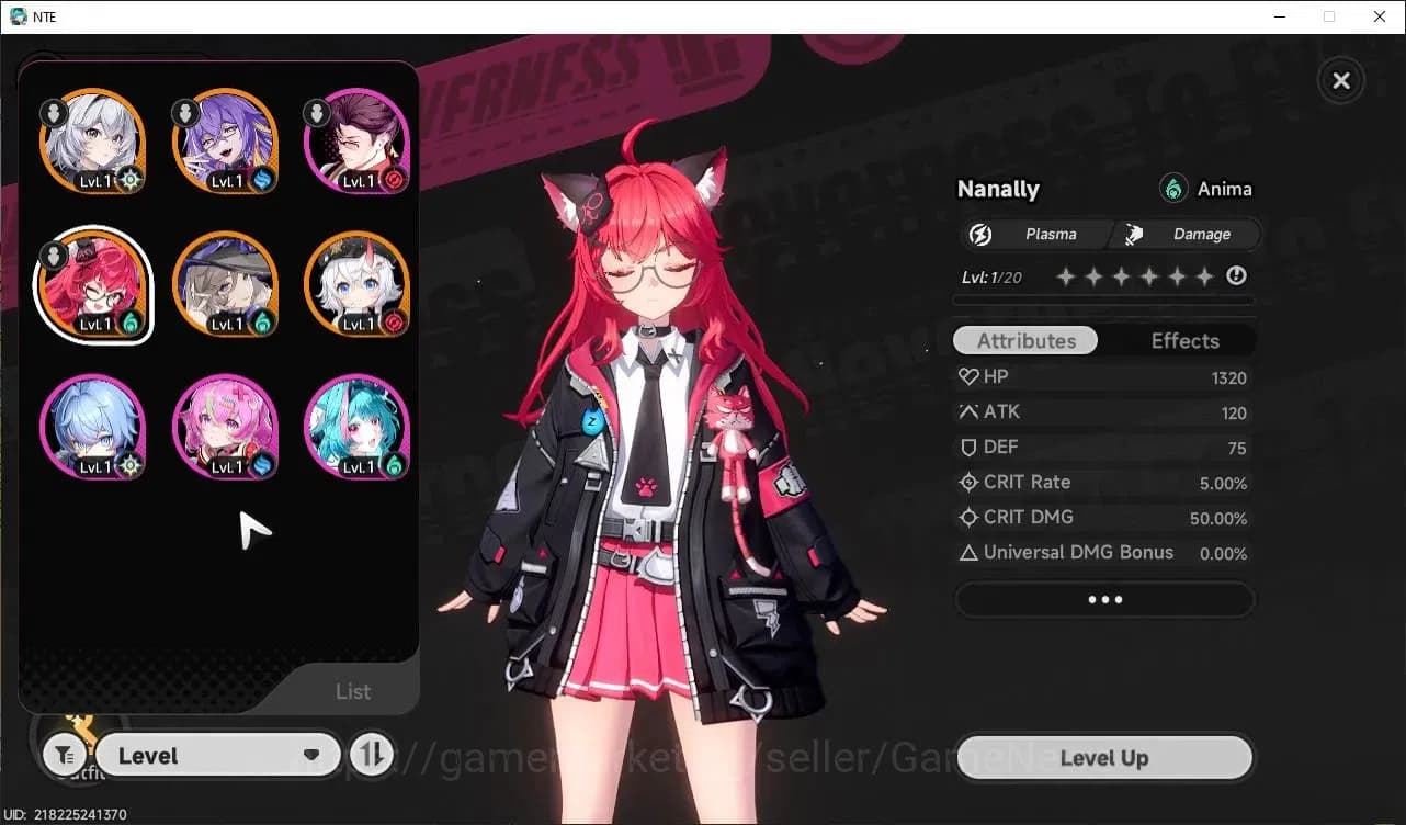 Neverness to Everness Accounts Global EU |HL 3| 4 SSR [Nanally A1,Sakiri,Jiuyuan, image 1