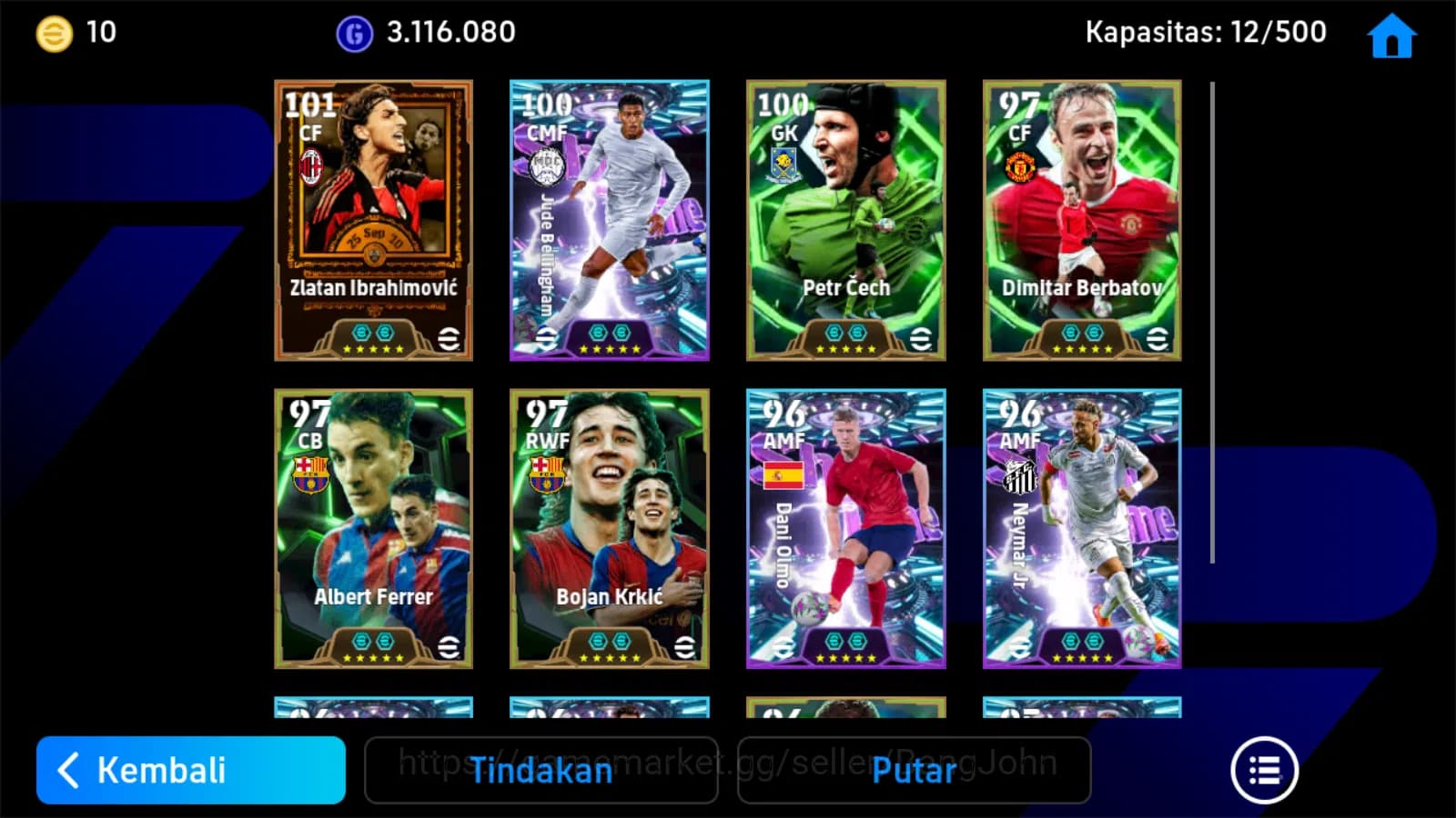 eFootball Accounts Android|Pwr 3182|Ibrahimovic epic, bellingham show image 4