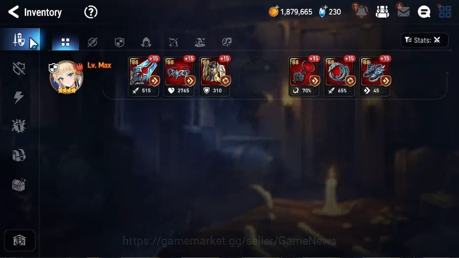 Epic Seven Accounts GLOBAL Unverif|New Era|2 ML(Top Model Luluca)+ Cha image 6