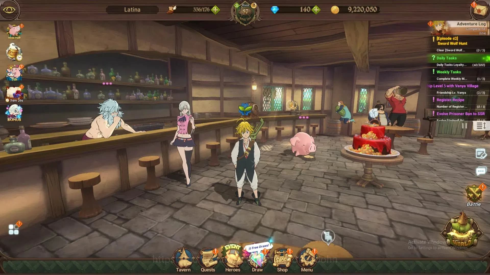 The Seven Deadly Sins: Grand Cross Accounts Asia |622k CC |140 DM|3LR+1UR+CollabReZero|Reinhar image 1