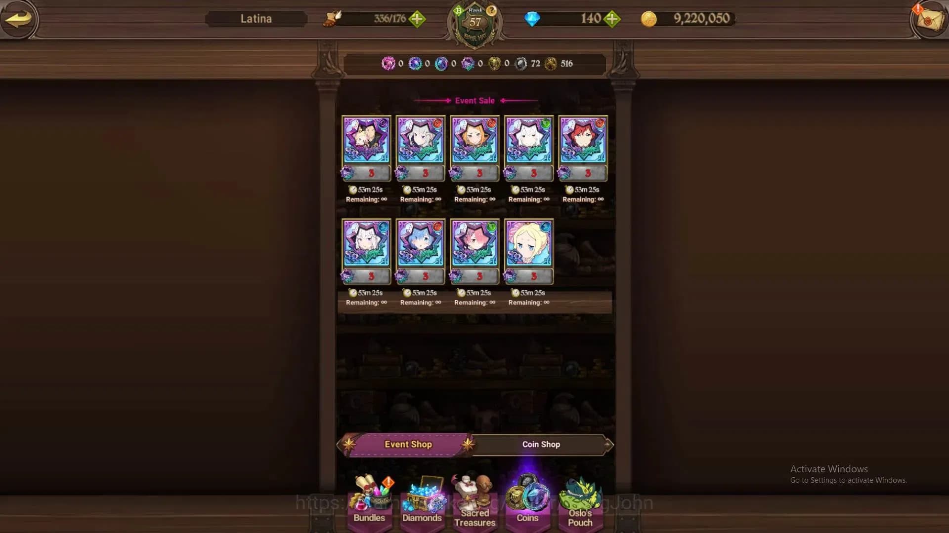The Seven Deadly Sins: Grand Cross Accounts Asia |622k CC |140 DM|3LR+1UR+CollabReZero|Reinhar image 7