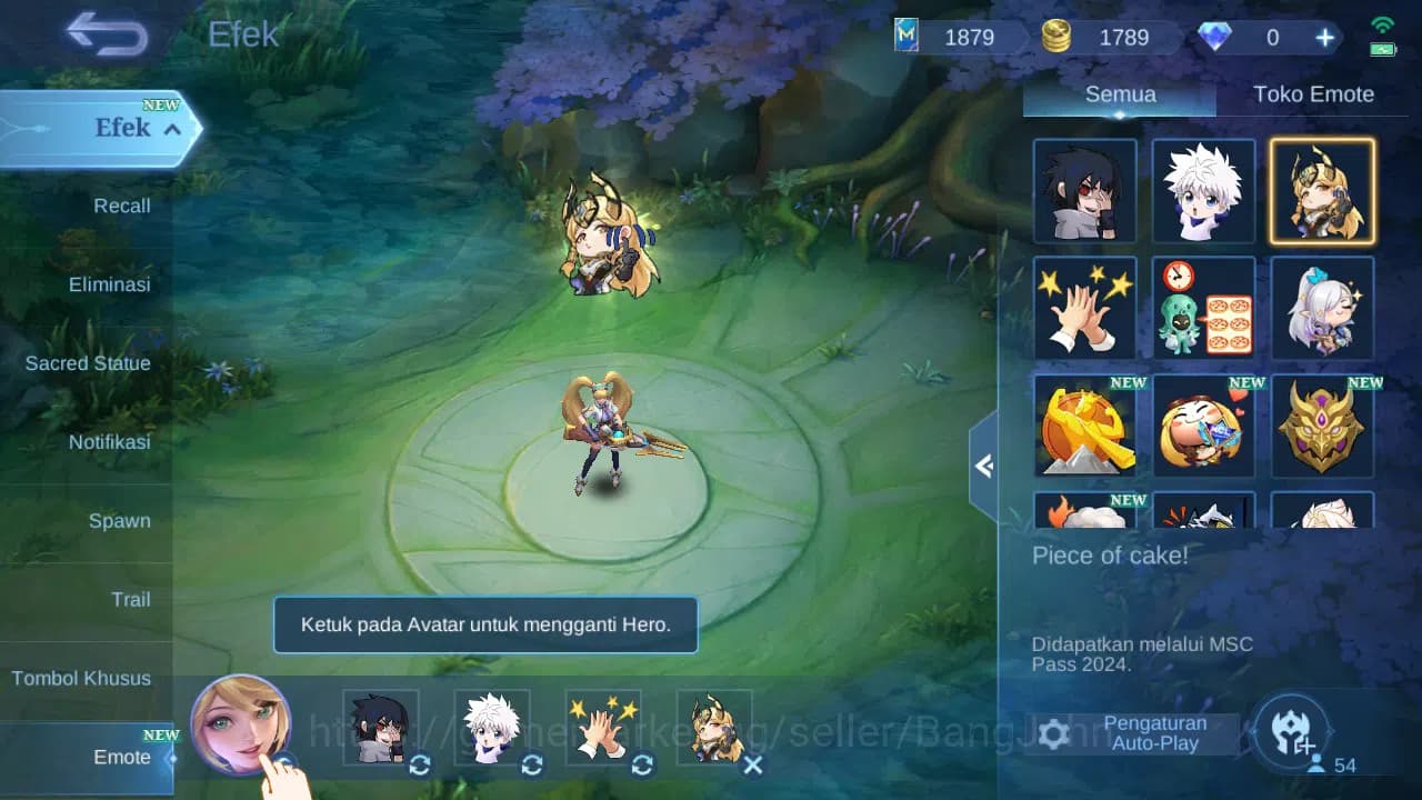Mobile Legends: Bang Bang Accounts GLOBAL Hero 54 Skin 67 | CC Nata | Lightborn Aluca image 10