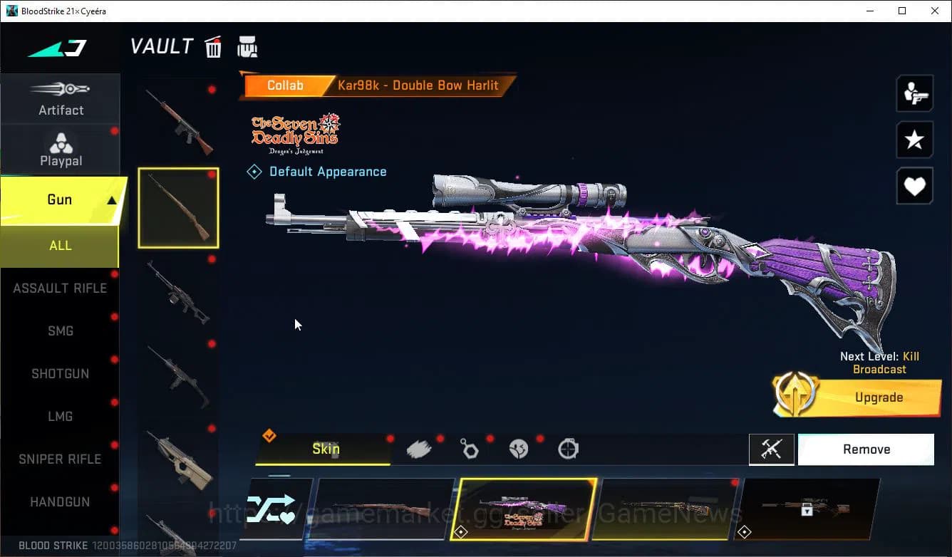 Blood Strike Accounts ASIA|EVO(FAL)+2 Mele(Scythe,Satrfall)+Colab 7DS(QB image 10