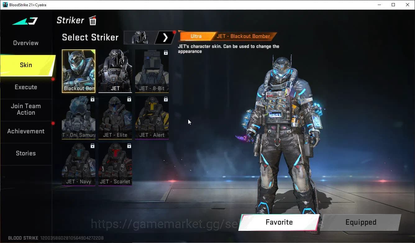 Blood Strike Accounts ASIA|EVO(FAL)+2 Mele(Scythe,Satrfall)+Colab 7DS(QB image 14