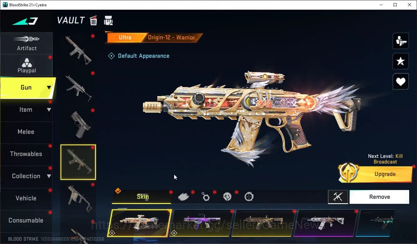 Blood Strike Accounts ASIA|EVO(FAL)+2 Mele(Scythe,Satrfall)+Colab 7DS(QB image 16