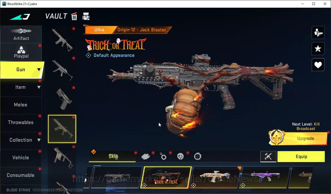 Blood Strike Accounts ASIA|EVO(FAL)+2 Mele(Scythe,Satrfall)+Colab 7DS(QB image 17