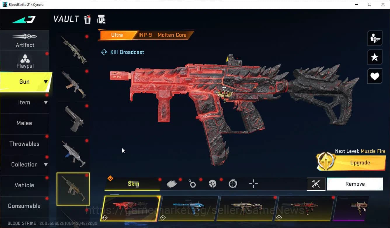 Blood Strike Accounts ASIA|EVO(FAL)+2 Mele(Scythe,Satrfall)+Colab 7DS(QB image 20