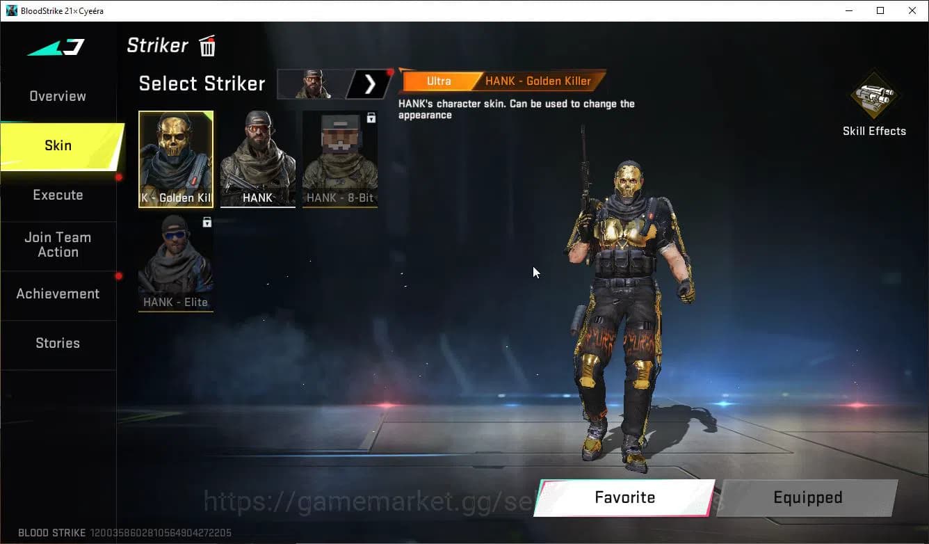 Blood Strike Accounts ASIA|EVO(FAL)+2 Mele(Scythe,Satrfall)+Colab 7DS(QB image 4