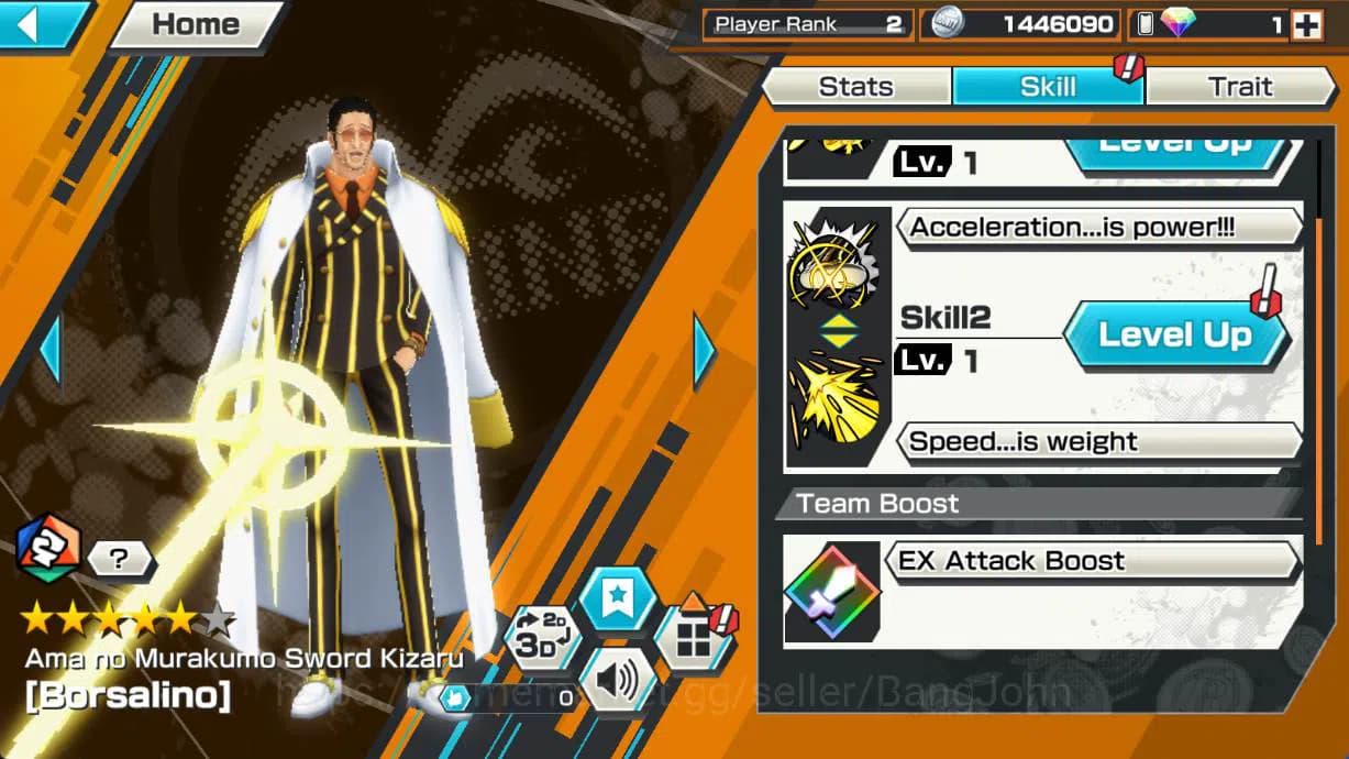One Piece Bounty Rush Accounts GLOBAL | EX3 | Kizaru Borsalino, BP Kuzan, Legenda image 3