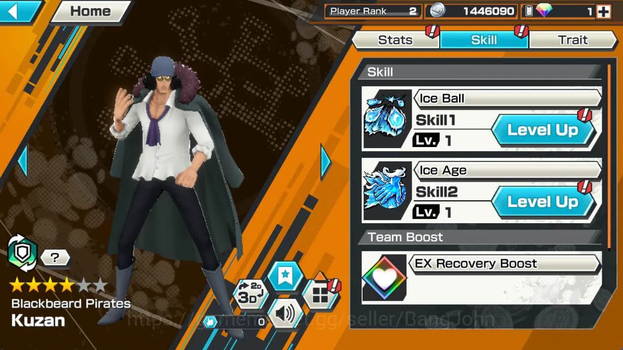 One Piece Bounty Rush Accounts GLOBAL | EX3 | Kizaru Borsalino, BP Kuzan, Legenda image 4
