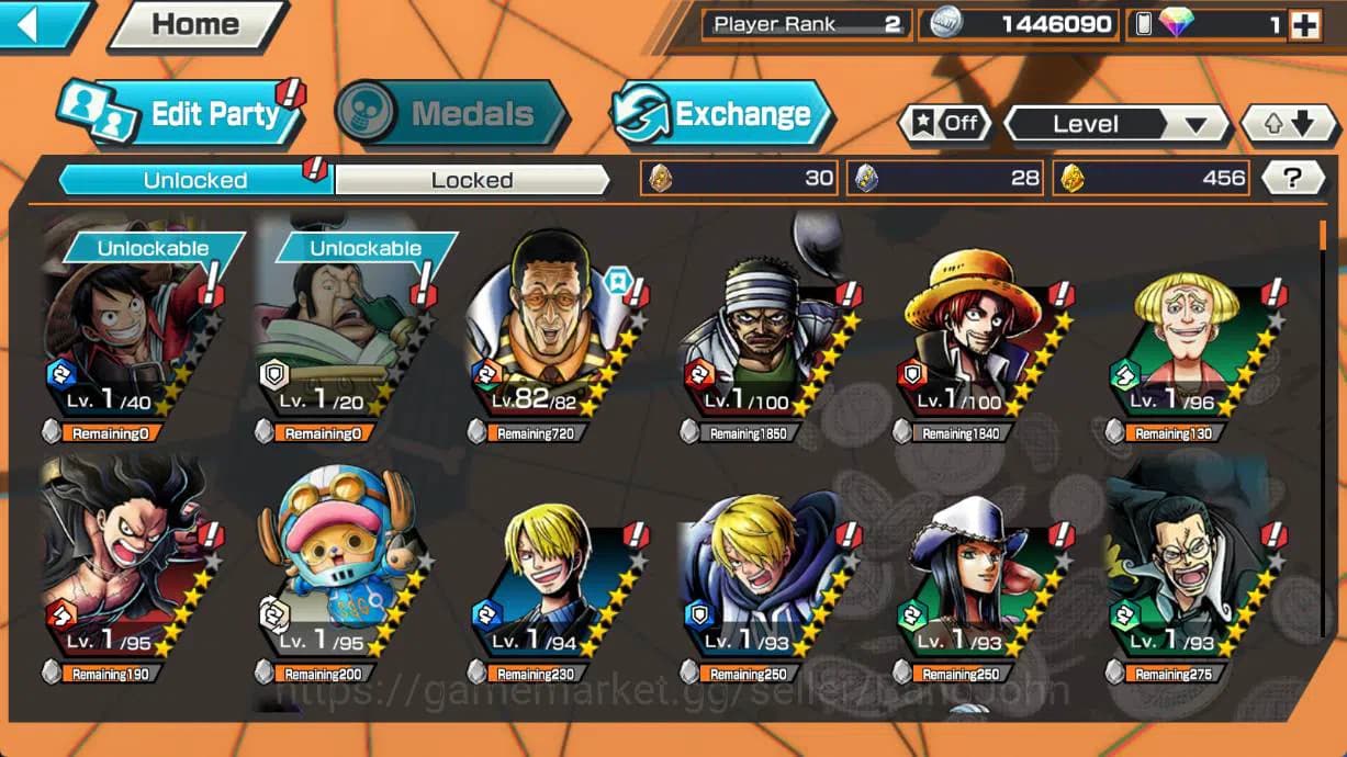 One Piece Bounty Rush Accounts GLOBAL | EX3 | Kizaru Borsalino, BP Kuzan, Legenda image 6
