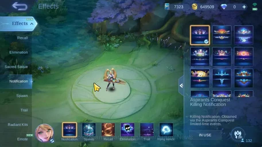 Mobile Legends: Bang Bang Accounts Hero 132|Skin 256|High Glory 57|KOF Karina, LBox K image 15