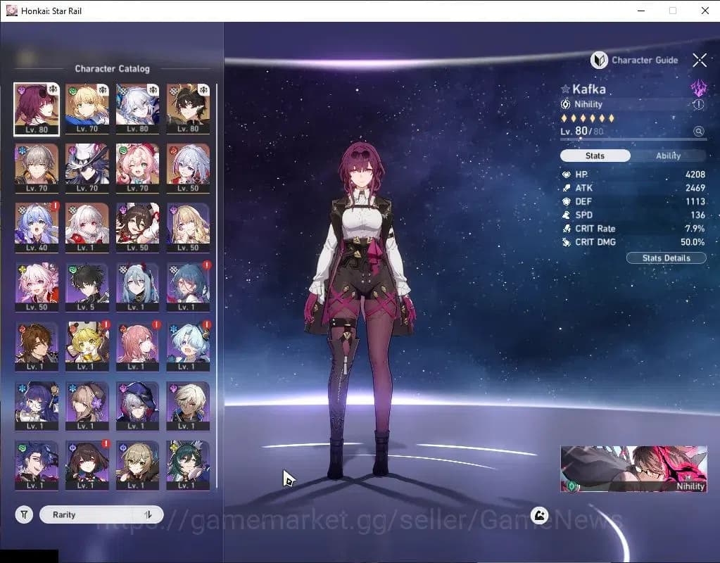 Honkai Star Rail Accounts Asia|TL 62|8 Limited|Yao Guang+Sign,Kafka,Ashveil, image 5