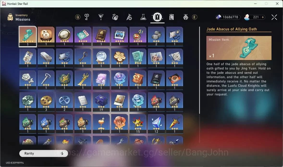 Honkai Star Rail Accounts ASIA | TL 70 | 10 LIMIT | THE HERTA | CASTORICE | image 7