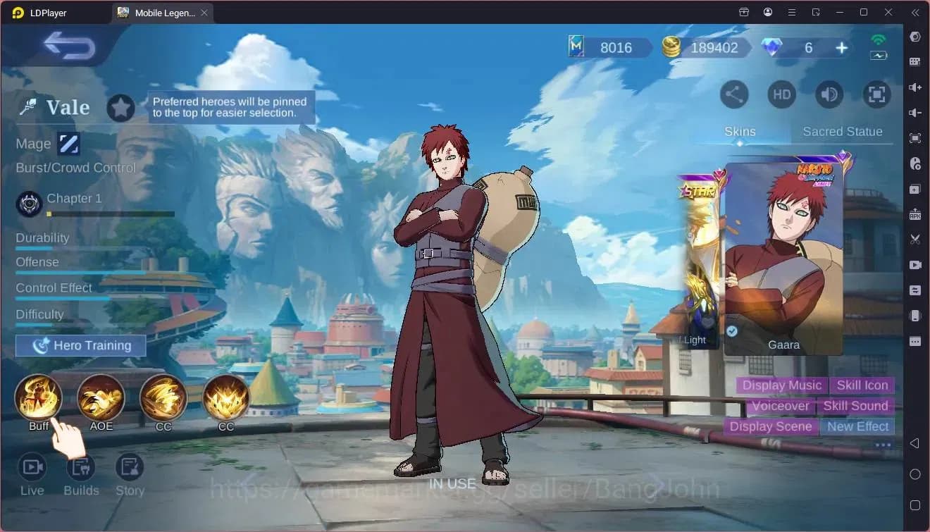 Mobile Legends: Bang Bang Accounts Global|Hero132|Skin 237|Prime Granger|KOF Karina|C image 1