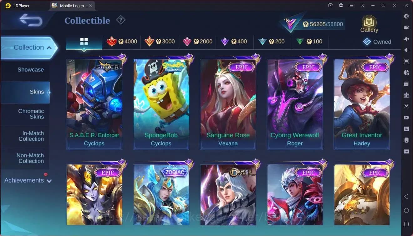 Mobile Legends: Bang Bang Accounts Global|Hero132|Skin 237|Prime Granger|KOF Karina|C image 12