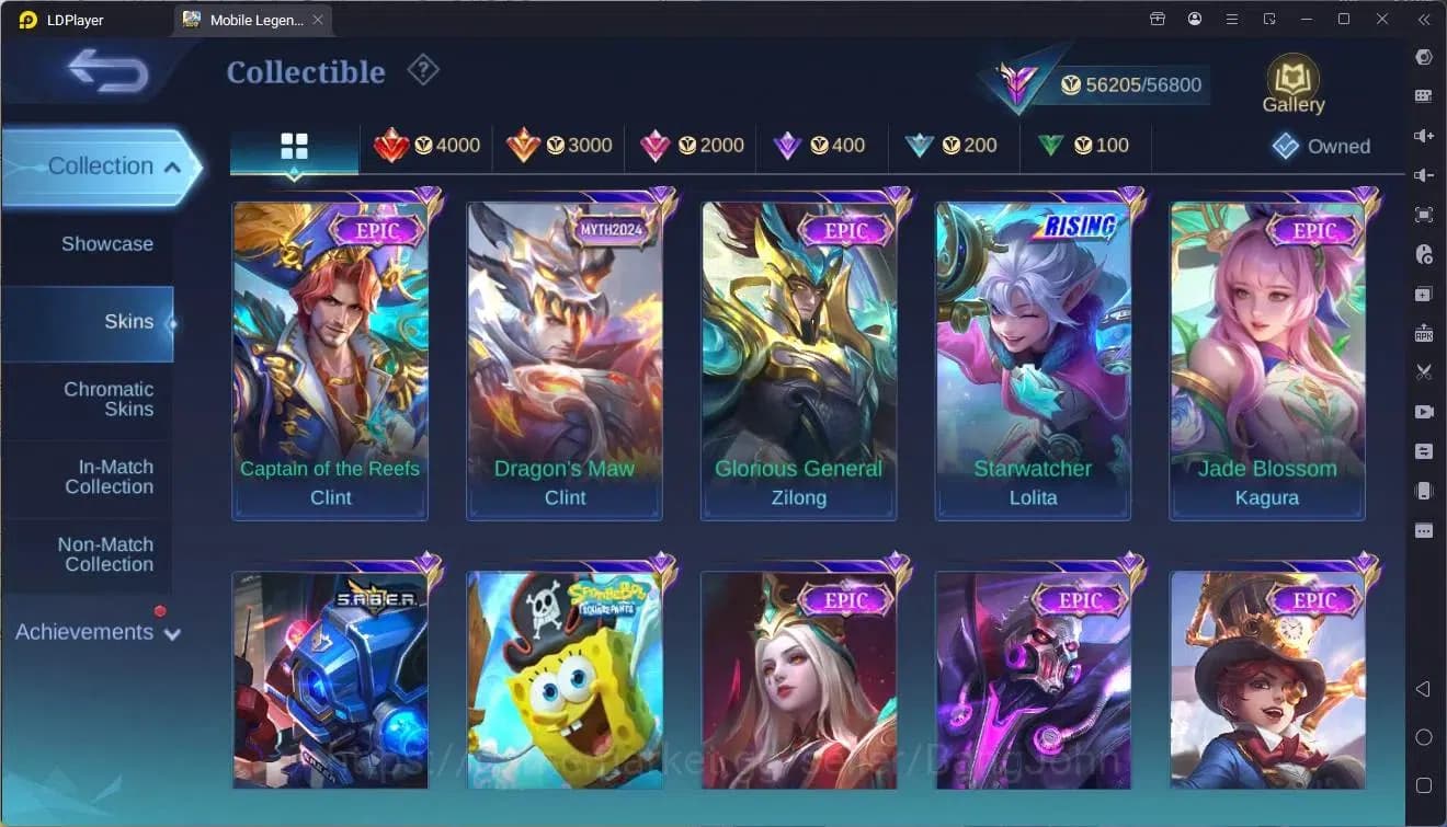 Mobile Legends: Bang Bang Accounts Global|Hero132|Skin 237|Prime Granger|KOF Karina|C image 13