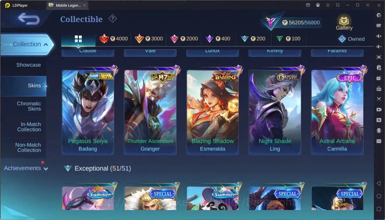 Mobile Legends: Bang Bang Accounts Global|Hero132|Skin 237|Prime Granger|KOF Karina|C image 9