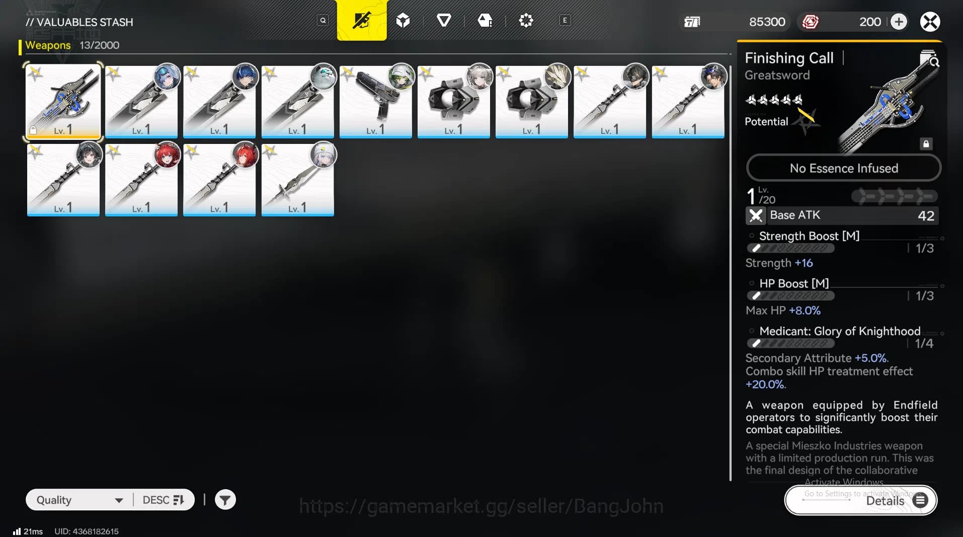 Arknights: Endfield Accounts Starter Fresh |ASIA| New Horizons On | 6-Star Laev image 7