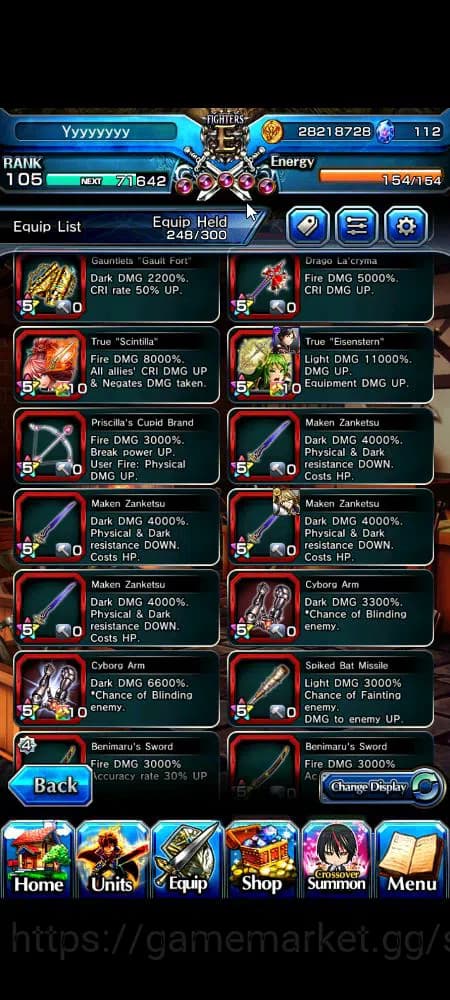 Grand Summoners Accounts Global|Rank 105|23 Ascend+13 TW|[Inumuta,S Miyu,S image 11