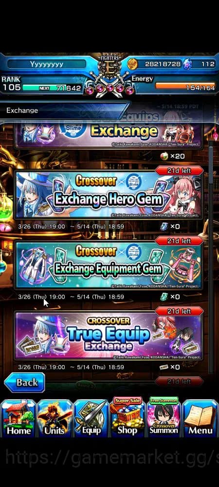 Grand Summoners Accounts Global|Rank 105|23 Ascend+13 TW|[Inumuta,S Miyu,S image 14