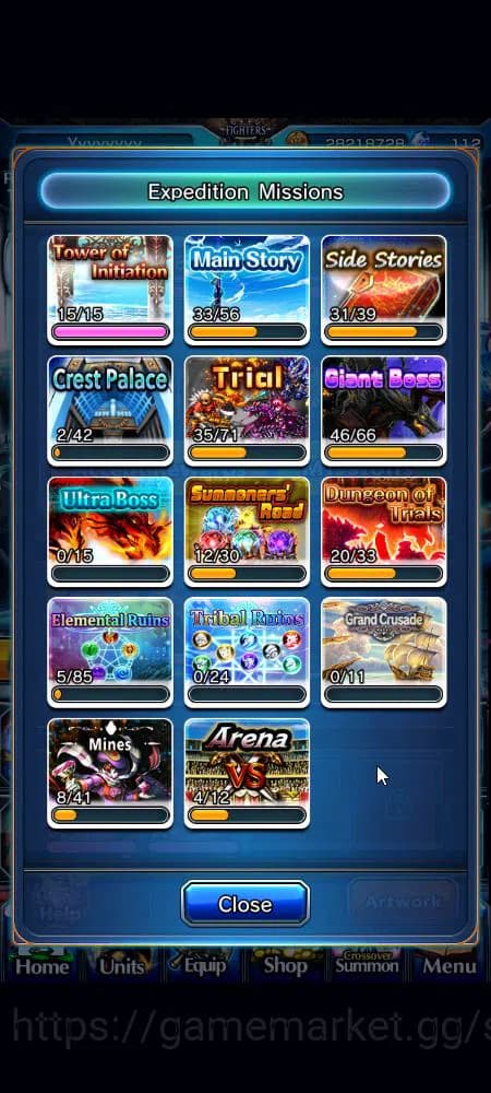 Grand Summoners Accounts Global|Rank 105|23 Ascend+13 TW|[Inumuta,S Miyu,S image 15