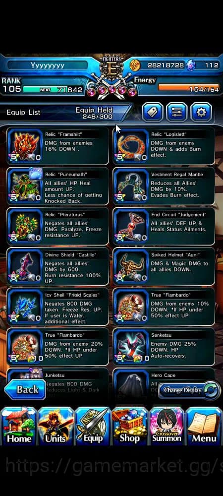 Grand Summoners Accounts Global|Rank 105|23 Ascend+13 TW|[Inumuta,S Miyu,S image 5