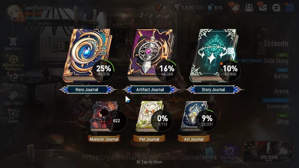 Epic Seven Accounts GLOBAL Unverif|3 ML (BM Haste,S Tenebria,LQ Charlo image 4