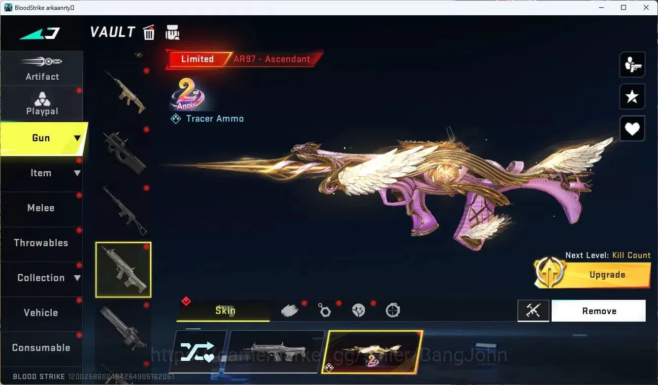 Blood Strike Accounts ASIA| EVO FAL | 2 AOT | 2 Limited | 5 Eternal Pts image 5