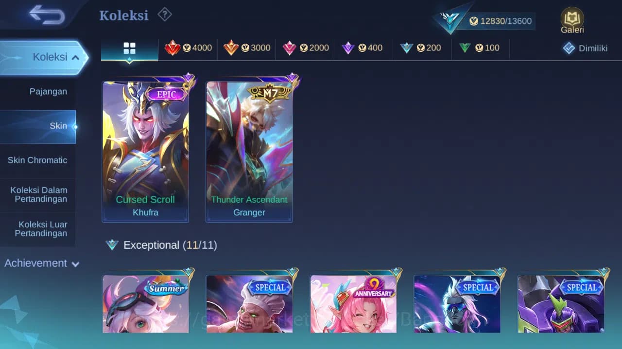 Mobile Legends: Bang Bang Accounts GLOBAL Hero 61 Skin 63 | Pace Fanny | Dtamer Kimmy image 3