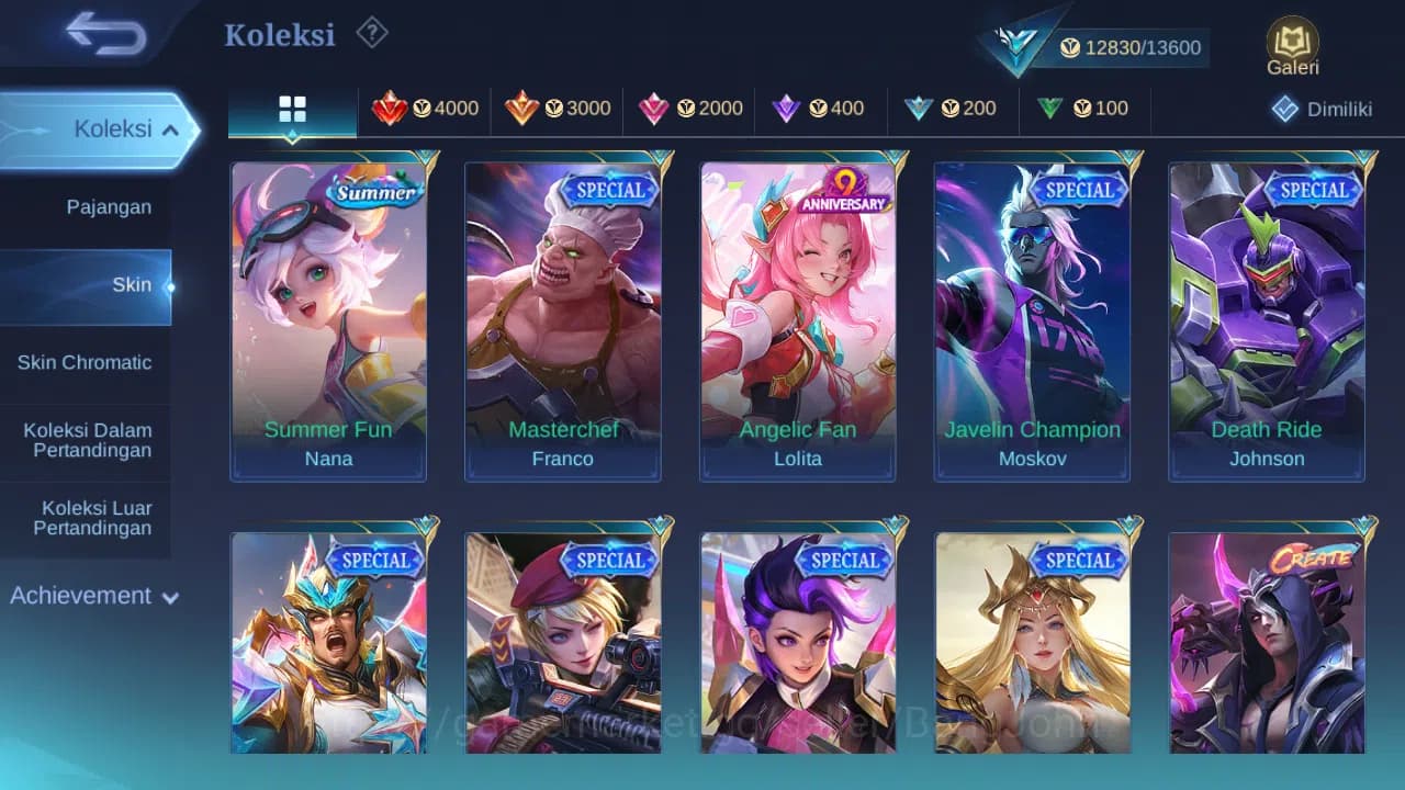 Mobile Legends: Bang Bang Accounts GLOBAL Hero 61 Skin 63 | Pace Fanny | Dtamer Kimmy image 4