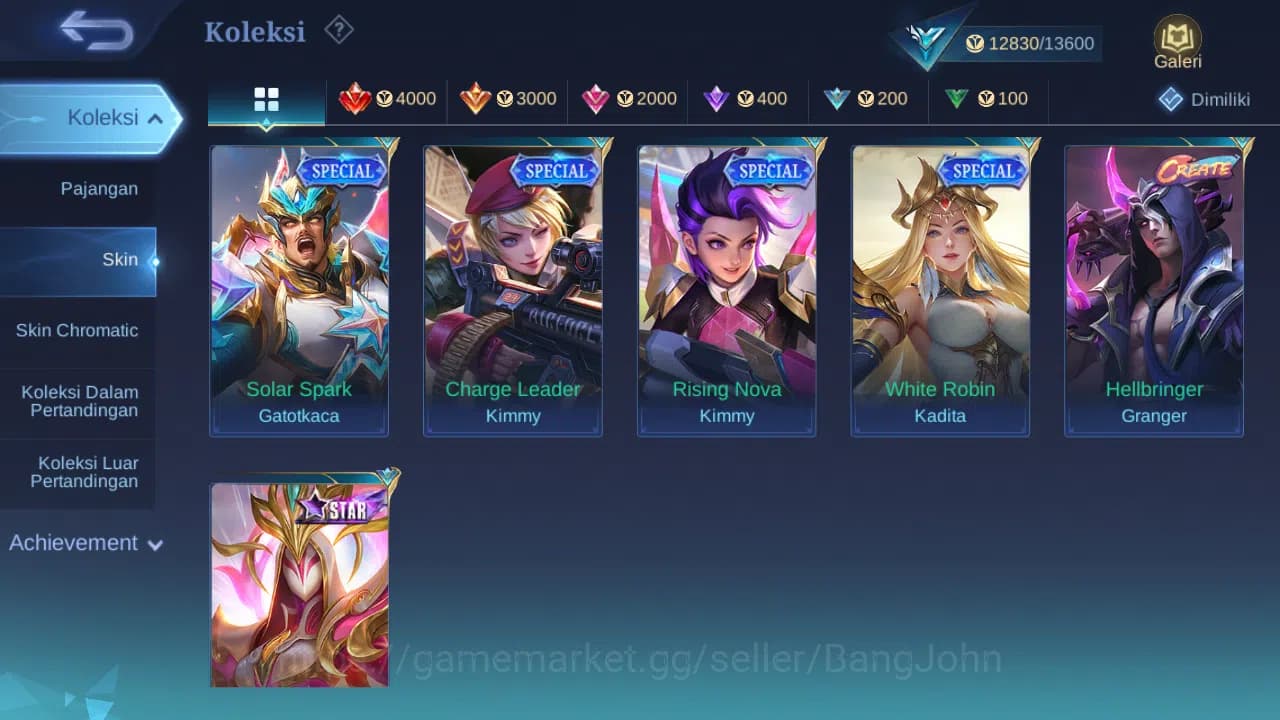 Mobile Legends: Bang Bang Accounts GLOBAL Hero 61 Skin 63 | Pace Fanny | Dtamer Kimmy image 5