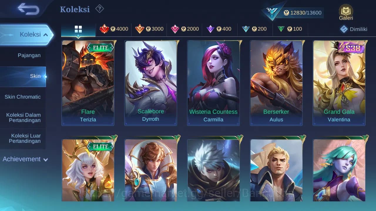 Mobile Legends: Bang Bang Accounts GLOBAL Hero 61 Skin 63 | Pace Fanny | Dtamer Kimmy image 9