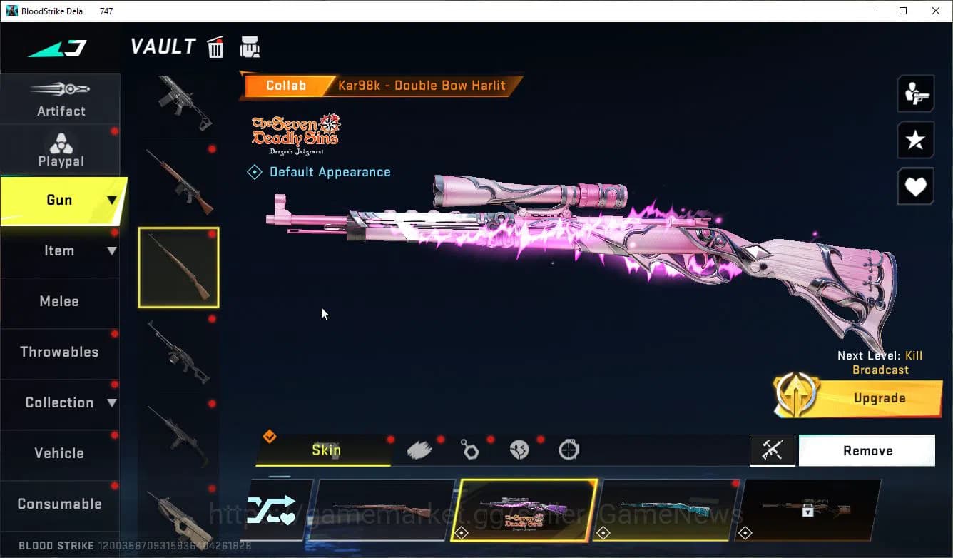 Blood Strike Accounts ASIA|ETERNAL KALA-Requiem+MELE Shuriken,Collab 7DS image 10