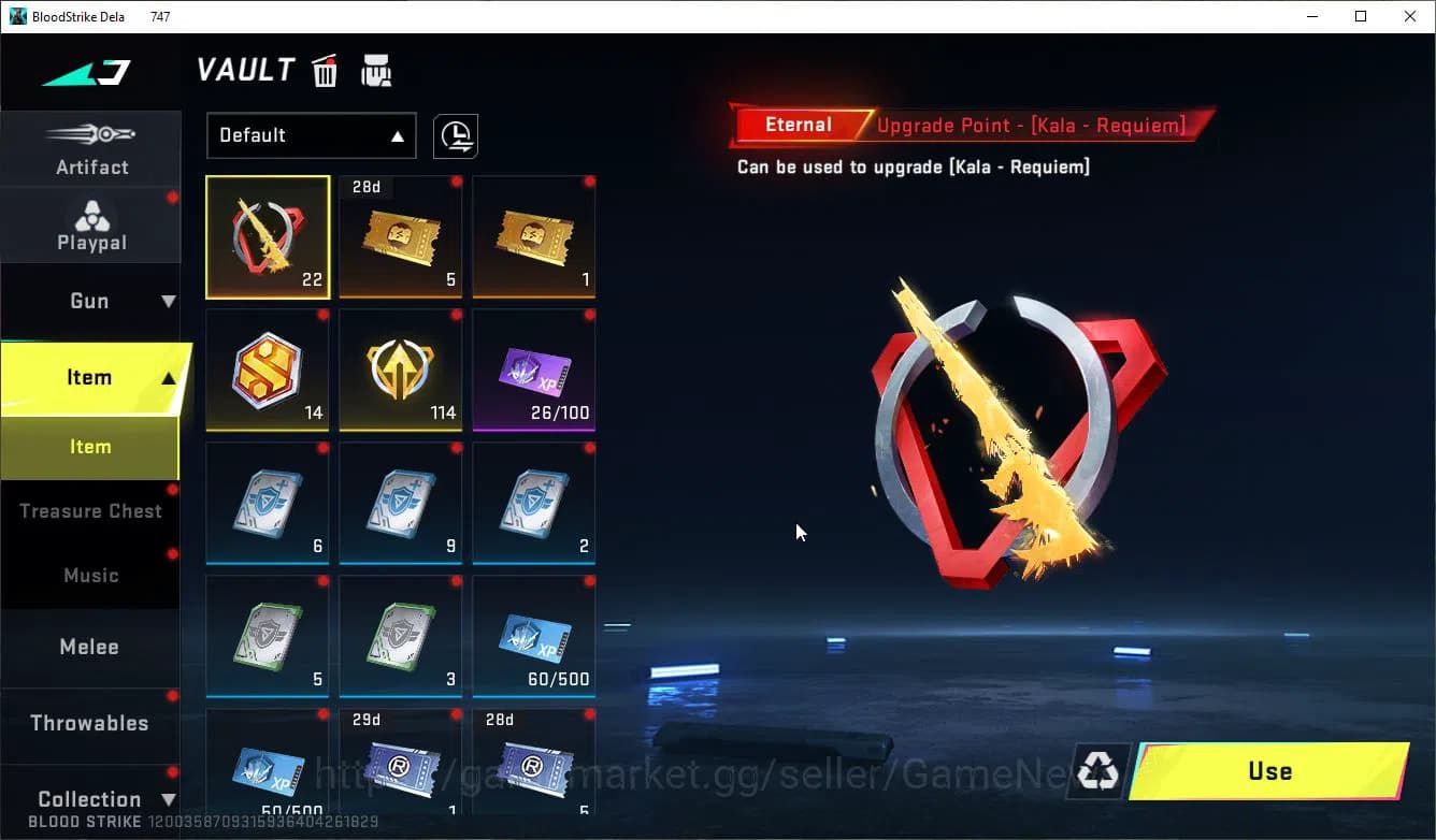 Blood Strike Accounts ASIA|ETERNAL KALA-Requiem+MELE Shuriken,Collab 7DS image 15