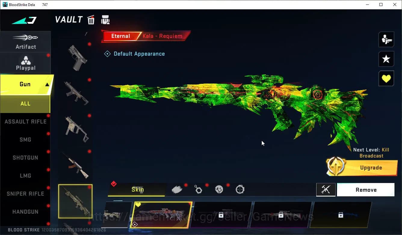 Blood Strike Accounts ASIA|ETERNAL KALA-Requiem+MELE Shuriken,Collab 7DS image 7