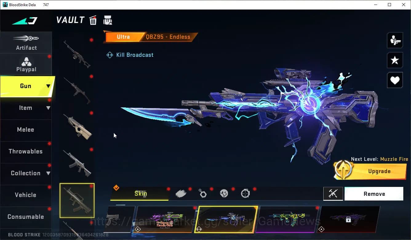 Blood Strike Accounts ASIA|ETERNAL KALA-Requiem+MELE Shuriken,Collab 7DS image 9