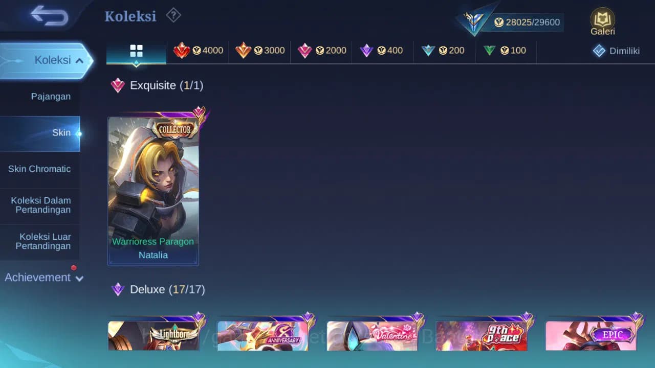 Mobile Legends: Bang Bang Accounts GLOBAL Hero 91 Skin 140 CC Nata | Epic Harley Lanc image 1