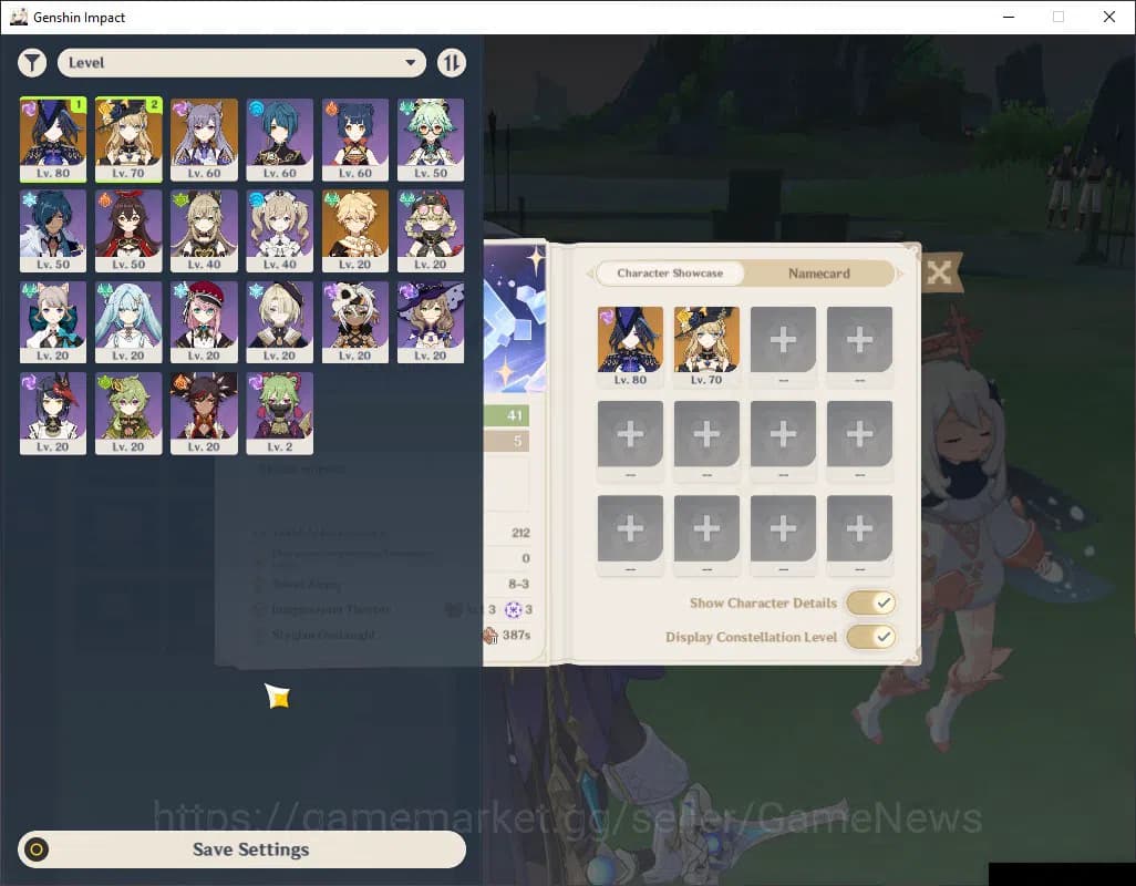 Genshin Impact Accounts ASIA|AR 41|2 Limit+1(*5WeP)|Clorinde,Navia|MC Male image 1