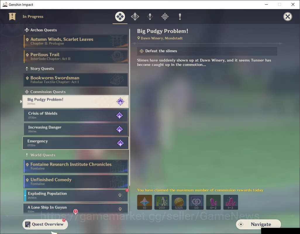 Genshin Impact Accounts ASIA|AR 41|2 Limit+1(*5WeP)|Clorinde,Navia|MC Male image 10