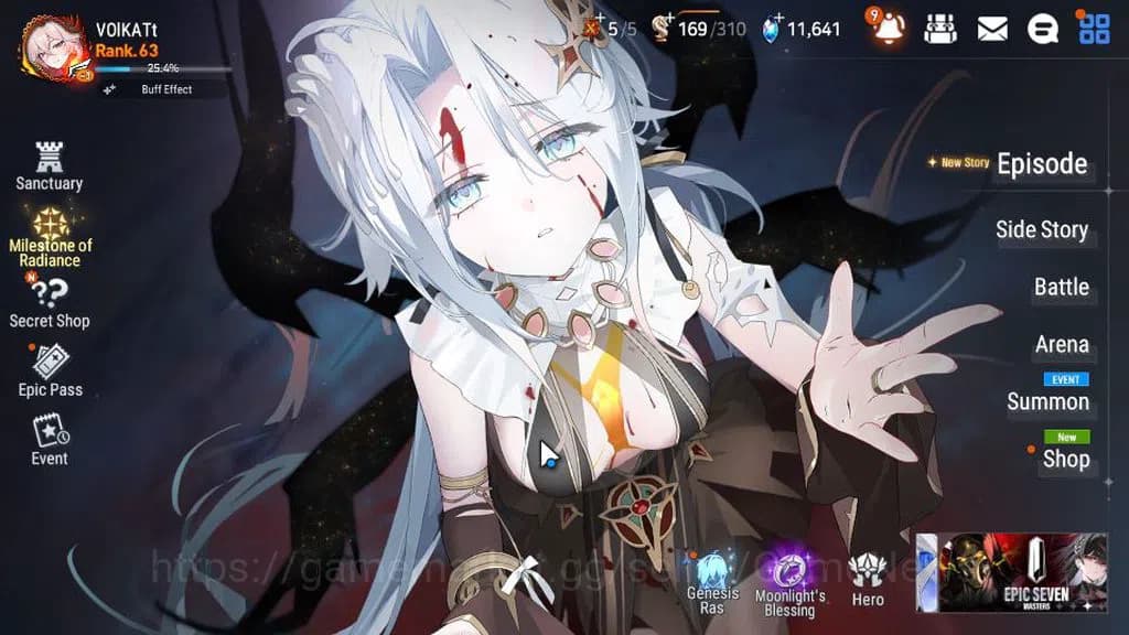 Epic Seven Accounts GLOBAL UNVERIF|New Era|6 ML(LOT Scales,Harsetti, O image 1