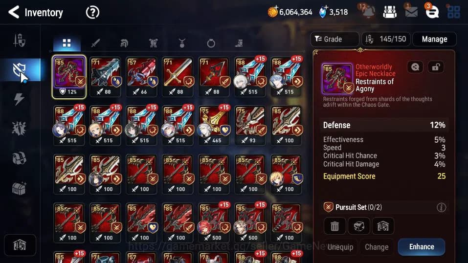 Epic Seven Accounts GLOBAL UNVERIF|New Era|6 ML(LOT Scales,Harsetti, O image 10