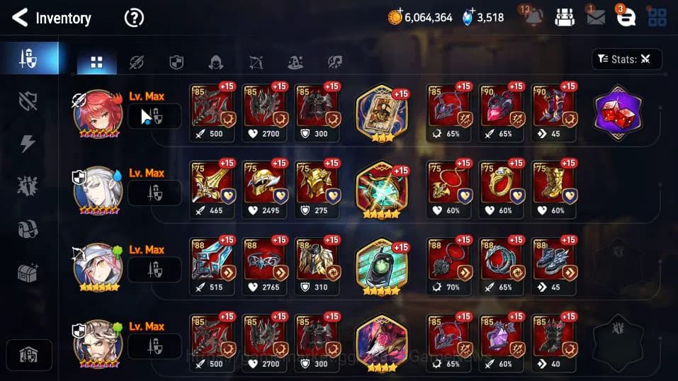 Epic Seven Accounts GLOBAL UNVERIF|New Era|6 ML(LOT Scales,Harsetti, O image 11