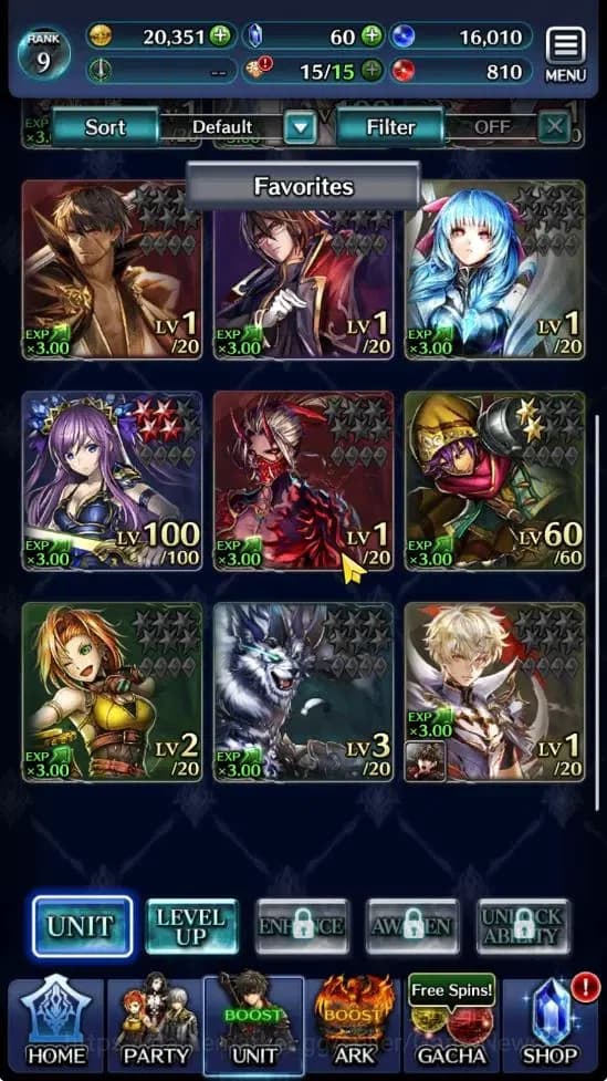 Last Cloudia Accounts GLOBAL |Rank 9| Goddess Lilaha, Enjin Samurai Megi image 2
