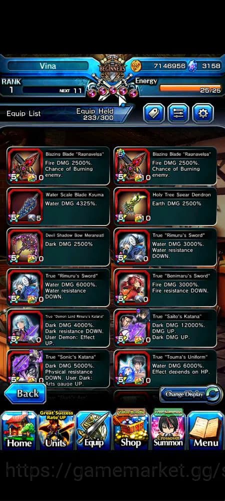 Grand Summoners Accounts Global|Rank 1|3158 cc Ready Gacha|6 Ascend+2 TW|[D image 17